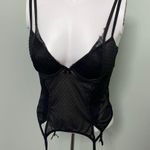 Adore Me  black dotted bustier with clips medium Photo 0