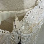 For Love & Lemons NWT Victorias Secret Sophie White Eyelet Bustier Mini Dress S Photo 8