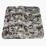 BCBGMAXAZRIA  Sequin Camo Foldover Clutch Wallet Green Gold Brown Black Large NYE Photo 3