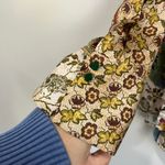 ZARA Patchwork Floral Print Button Down Blouse Boho Retro Mix Size Large Photo 2