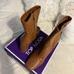 Top Moda Leather Booties Photo 4