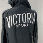 Victoria's Secret Victoria’s Secret Sport Dark Gray Full Zip Hoodie Size Medium Photo 7