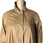 Vintage Tres Elle Womens Full Length Trench Coat Jacket Tan Brown Size 9 10 Photo 8