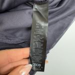 ASOS Dress Womens Size 8 Purple Peekaboo Ruched Mesh Mini Cutout Bodycon Gray Photo 6