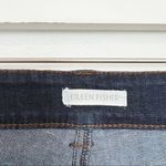 Eileen Fisher Dark Wash Mid Rise Blue Skinny Leg Jeans Stretch Casual Size 6 Photo 3