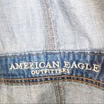American Eagle  Distressed Shortall Overalls Sz XS Photo 1