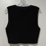 Aritzia Babaton Sculpt Black Ribbed Crop Top Photo 1