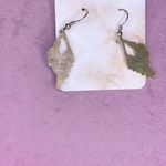 460. Cloisonne Purple Floral Goldtone Vintage and Pink Earrings Silver Photo 1