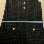 Maje  Rassimy Textured Sleeveless Knit Mini Dress Black Silver Women’s Size 38/M Photo 7