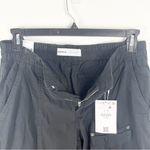 Bershka Black 100% Cotton Low Rise Cargo Pants, Size Large Photo 2