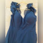 Bill Levkoff NWOT  Women’s Navy Long Formal Dress Size 12 Photo 1