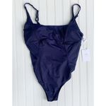 ANDIE  Swim Havana One Piece Swimsuit Women's Size L Navy Blue NWT Classic Modest Photo 2
