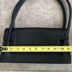 French Connection Black Josephine Shoulder Bag Button Excellent Photo 3