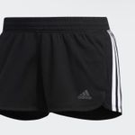 Adidas Shorts Athletic Pacer 3S Knit Shorts 3” Inseam AeroReady Womens XL Black Photo 0