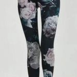 Noli  Active Small Allure Floral Print Leggings Black Gray Pink Photo 1