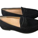 Vionic Waverly Black Suede Loafers Arch Support Sz 5 NWOB Photo 0