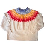 French Connection ‎ Sweater XL Pullover Knit Colorful Aztec Geometric Boho Photo 1