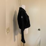 Vtg 90s LA GEAR Cropped Black Denim Jean Jacket Sz M Size M Photo 4