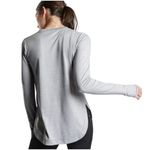 Athleta Uptempo Elevate Long Sleeve Athletic Top Grey Medium M Sweat Wicking Photo 1