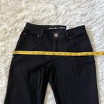 INC  Women’s Novelty Denim Stretch bootleg in deep black size 0P Photo 5