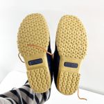 L.L. Bean Lace Up Bean Winter Rain Snow Boots Navy Blue Brown 8 Photo 2