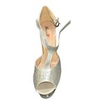 ROCUS Silver Platform Stilettos Women’s Like New Excellent Condition Size 6 Photo 2