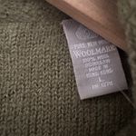 Anthropologie Vintage Toggle Knit Wool Chore Sweater Jacket Olive Green Large Photo 4