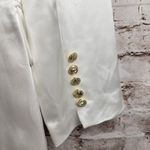 Retrofête Retrofete Saige Double Breasted Blazer in Ivory Size XXL NWT Satin Gold Button Photo 9