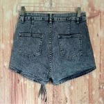 SheIn ICON Flap Pocket Strappy Draped Wrap Denim Skort Photo 5