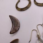 Lot Of 5 Costume Earrings Pierced Dangle Drop Hoop Etc Women’s Mix Some Handmade Photo 4