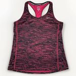 Nike DriFit Miler Running Tank Top Women’s Medium Pink Print Sleeveless T Shirt Photo 0