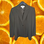 Jones Wear Petites 2 Piece Olive Skirt Suit Size 14P Photo 2