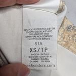 Vtg Y2K Weekenders Ivory Blue Leopard Print Longline Collared Duster Jacket XS Photo 5