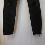 Hollister Crop High Rise Distressed Skinny Black Wash Denim Jeans Photo 1