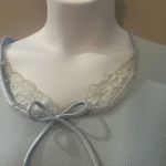secret treasures Light Blue Nightgown with Lace Trim  XL Bow Detail Sleepwear Photo 1