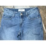 Hollister Low Rise Baggy Jeans Women 4/27 Short Blue Denim Distressed Y2K Skater Photo 2