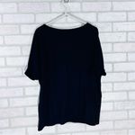 Lisa Todd Classic Black Short Sleeve Pima Cotton Top Size S Photo 3