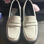 Steve Madden Cream Slip-On Loafers Photo 0