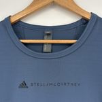 Adidas By Stella McCartney Run Loose Tee Women’s Size XS Blue Gray & Black EUC! Photo 2