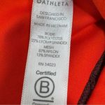 Athleta Tenacity Mesh Cutouts High Rise Powerlift Leggings Burgundy Small Photo 9