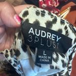 Audrey 3+1 Audrey 3 Plus Animal Print Dress Photo 3
