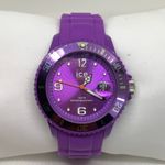 Ice Watch purple Unisex date watch 40mm Quartz analog rotating bezel running Photo 0