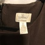 Chico's Brown Dress Sheath So Slimming Jackie Ponte Knit Sz 0 Photo 4