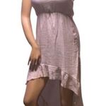 Adam Levine  Simple Ruffle Hi Lo Dress Photo 3