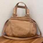 Cole Haan Vintage Camel Tan Leather Triple Compartment Satchel Crossbody Bag Photo 1