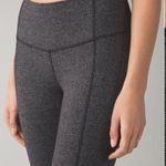 Lululemon Gather & Crow Crop II in Heathered Herringbone Heathered Black Sz 8 Photo 8