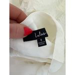 Lulus  Unique Perfection White Floral Jacquard One-Shoulder Mini Dress Size S Photo 5