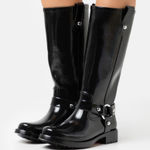 Michael Kors  Glossy Black Rain Boots Photo 0