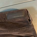 Calvin Klein  Dark Grey Straight Coupe Droite Recto Corduroy Pants, Size 4 Photo 5