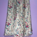 Jill Stuart Sarah Ruched Floral Midi Slip Dress Size 6 Yellow Coquette Soft Photo 3